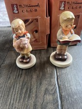 Goebel Hummel Lot Of 2 #1528 Honor Student #1382 Pigtails picture