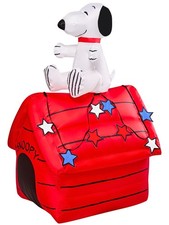 Rubies At Party City Peanuts Snoopy On Doghouse Multi Holiday Lawn Inflatable picture