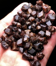 59g 62PCS NEW Natural Chocolate Garnet Quartz Garnet Quartz crystal Inner s897 picture