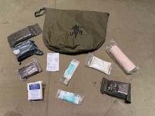 ORIGINAL POST VIETNAM WAR US ARMY JUNGLE FIRST AID KIT CONTENTS BANDAGE LOT #1 picture