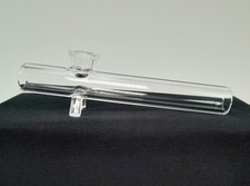 Glass Steamroller Smoking Pipe - Built In Screen - 7 Inch Length - USA Shipped picture