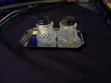 Vintage Elegance 3 Piece Salt & Pepper Set, COMB SHIP $1 picture