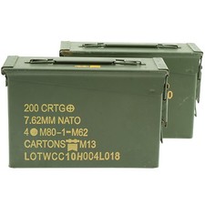 .30 Caliber Ammo Can, Military Surplus, Grade 1 (2 Pack) picture