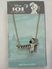 HER Accessories Disney 101 Dalmatians Pendant Necklace With Slider Charm - NEW picture