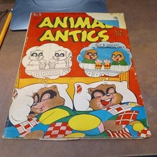 ANIMAL ANTICS #8 1947 DC FUNNY ANIMAL GOLDEN AGE Raccoon Kids picture