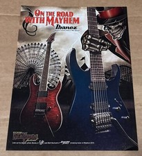 Ibanez Guitars - On The Road with Mayhem - 2010 Print Ad picture