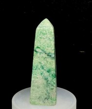 132 Gram Beautiful Natural Green Calcite Tower Crystal  From Pakistan picture