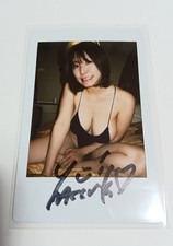 Yui Natsuki Autographed Signed instax photo Cheki Japan Female Idol Big Tits picture