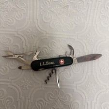 Wenger Delmont Sportsman LL Bean Swiss Army Knife Multi-Tool, Green 7 Tool picture