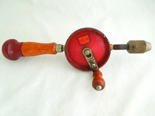 VINTAGE DEFIANCE BY STANLEY 1221 HAND CRANK DRILL EGG BEATER MADE IN USA picture