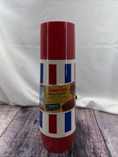 Vintage Thermo Serv Red White Blue Americana Thermos 1qt Westbend New Old Stock picture