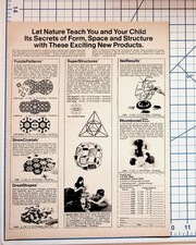 1970s Peter Pearce Geometric Toy Ad Ephemera - Indianapolis Trading Post picture