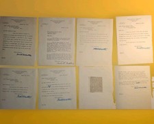 Milo R Maltbie 7 Signed Letters to Harvard Historian Albert B Hart 1911-12 picture
