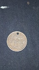 1919 VICTORY LIBERTY LOAN US TREASURY MADE FROM CAPTURED GERMAN CANNON TOKEN WW1 picture