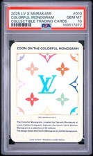2025 Louis Vuitton X Murakami LV Trading Cards Colorful Monogram #010 PSA 10 picture