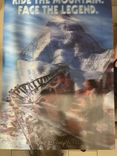 RARE vintage  3D Poster Disney Expedition Everest Roller Coaster Poster picture