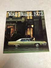 Your Buick 1972 Brochure Catalog All Models. 49 Pages Dealers Showroom Catalogue picture