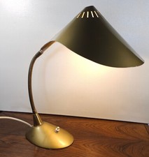 Rare Cosack Cobra Table Lamp Vintage 60s Gold Rare Vintage  picture