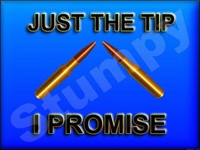 Just The Tip I Promise Metal Sign 9