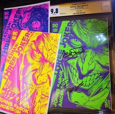 Batman Three Jokers 1 2 3 Incentive Var. SET 🃏 #1 CGC 9. 8 SIGNED JOHNS & FABOK picture