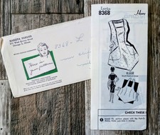 Vintage Mail Order Apron Sewing Pattern Dakota Farmer Size L #8368 picture