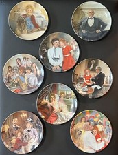 Edwin Knowles Annie Movie Collectors Plates - Complete Set of 8 In Boxes picture