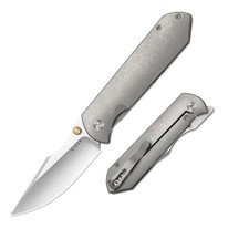 Kizer Harpoon Fold Folding Pocket Knife Elmax Blade Titanium Handle Ki4784A1 picture