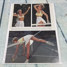 1986 Sexy Lady Legs Hot Body Tennis Vtg Print Ad/Poster Pinup Art Magazine Page picture