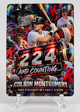 Colson Montgomery 224 And Counting Holographic Custom Fan Art Card picture