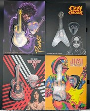 NEW 2026 Set Copper Pick & Guitar Ozzy Osbourne, Prince, Jimi Hendrix, Van Halen picture