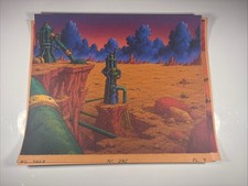 Heavy Metal Cartoon Background Animation Cels Art Vintage PRINTS Sci-fi BG picture