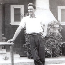 c1930s Handsome Young Man Yard Bungalow 6
