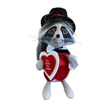 Annalee Raccoon You Stole My Heart 2010 75th Anniversary Doll Valentine Love 7