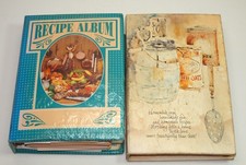 VTG Recipe Albums LOUISIANA ESTATE Handwritten Typed Clippings Labels VARIETY picture