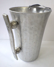 Vintage E.M.P.C. Forged Aluminum Intaglio Design Pitcher Ice Lip 8