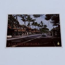 Vintage Postcard Kona Inn Shopping Village Kalua Hawaii Travel Art Print P5 picture