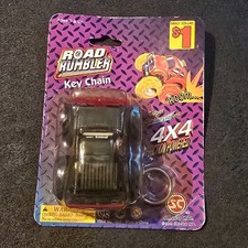 Vintage 90s Sunco Road Rumbler 4x4 Key Chain Toy Car NOS Sealed picture