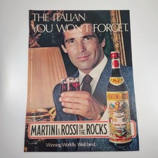 Martini & Rossi Vintage Magazine Ad 1970s Italian Vermouth Drink Print Retro picture