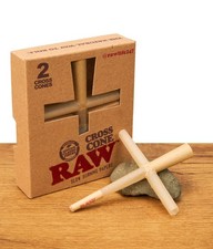 RAW Classic Cross Cone – 2 Cones per Pack (Full Box) picture