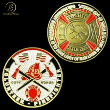 Volunteer Firefighter Challenge Coin picture