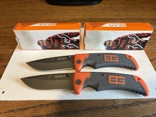 2-Gerber Bear Grylls Scout Knife 30-000386 Drop Point NIB 3.25” BL. L-2BG picture