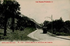 Pau France Avenue Leon-Say et Boulevard des Pyrenees Vintage Postcard picture
