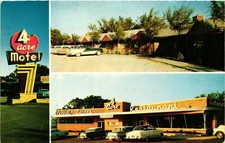 4 Acre Motel Kansas City Missouri Chrome Vintage Postcard US 71 Highway picture