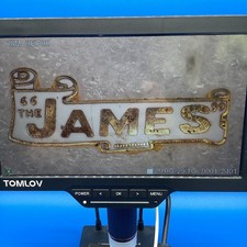 Vintage The James Motorcycle Lapel Pin Badge Birmingham 1902-1966 Rare Enamel picture