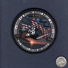 44th FG Fighter Group Flying 8 Balls F-22 RAPTOR USAF Fighter Squadron Patch +V picture
