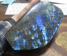 BEAUTIFUL LABRADORITE CRYSTAL POLISHED QUARTZ 3568 GMS picture
