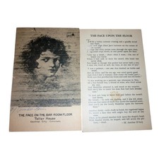 Vintage Face on the Barroom Floor Postcard Set Teller House Central City CO 1960 picture