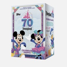 Topps 2025 Disneyland 70th Anniversary Blaster Box Factory Sealed 7 Packs picture