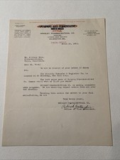 Wrigley Spearmint Toothpaste Letterhead 1931 Stock Receipt picture