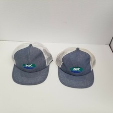 Vintage NK Northrup King Seed Adjustable Mesh Back Snapback Hat Lot of 2, NOS picture